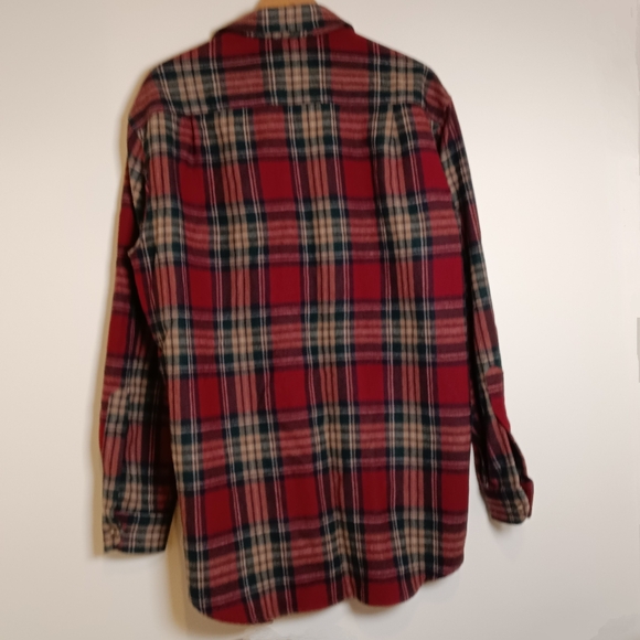 Pendleton Long/Tall Men's Classic Wool Plaid Button Front Shirt Size Large Long - Picture 3 of 7